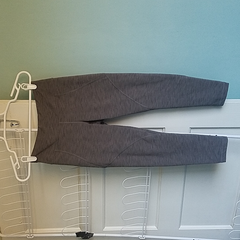 Patagonia Centered Crop Tights Leggings in Heather Gray Small Active Run Outdoor